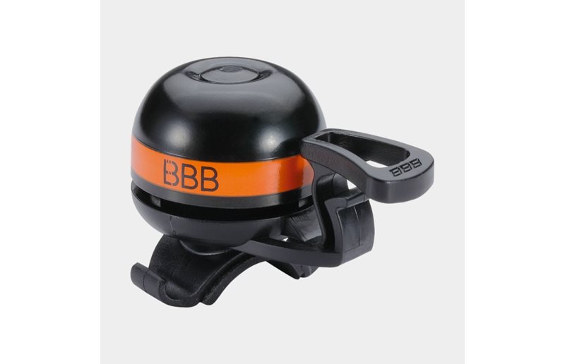 BBB Soittokello Easyfit Deluxe ⌀32mm Messinki Musta/Oranssi