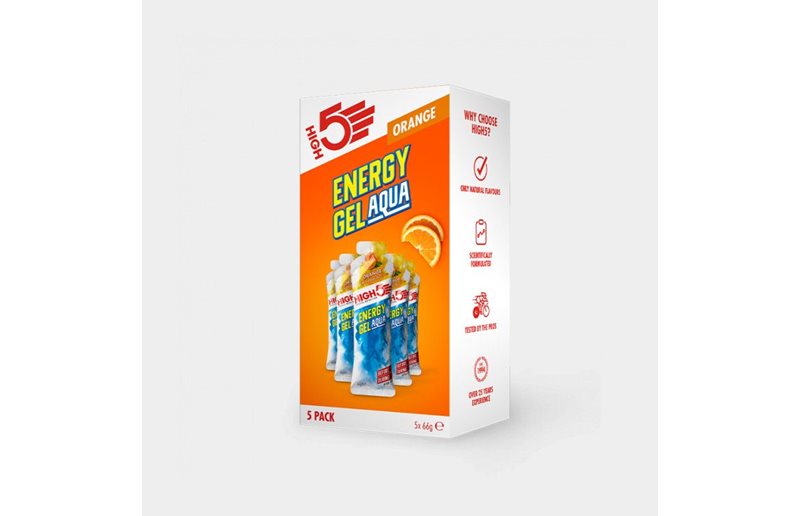 High5 Energigel Energy Gel Aqua Orange 66 gram