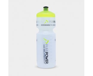 Cykelflaska PurePower Power Bottle 750 ml transparent