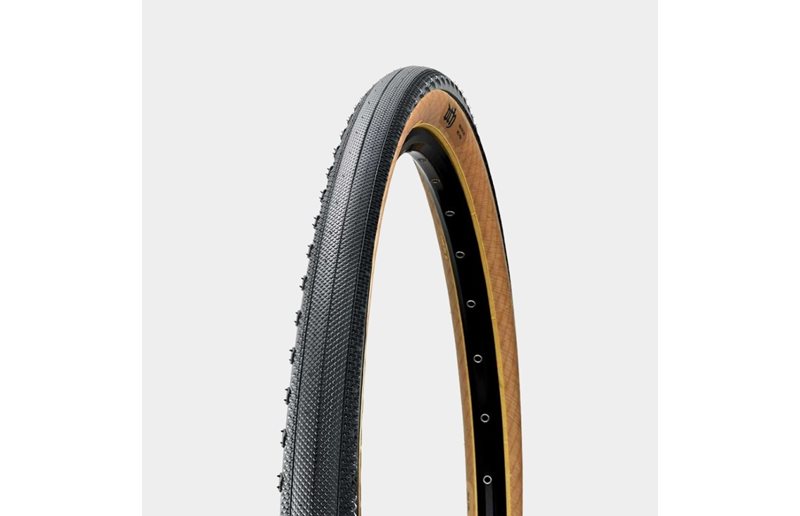 Maxxis Rengas Receptor EXO/TR Dark Tan Wall 40-622 (700 x 40C / 28 x 1.50) taitettava musta/ruskea