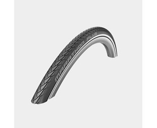 Pyörätuolin rengas Schwalbe Marathon Plus Musta 'N' Roll SmartGuard 25-489 (22x1.00) Heijastava Musta