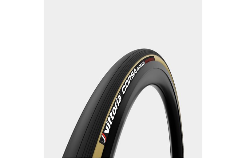 Vittoria Tubsykkeldekk Corsa Speed G2 Para 25-622 (700 X 25C / 28 X 1.00) Foldbart Svart