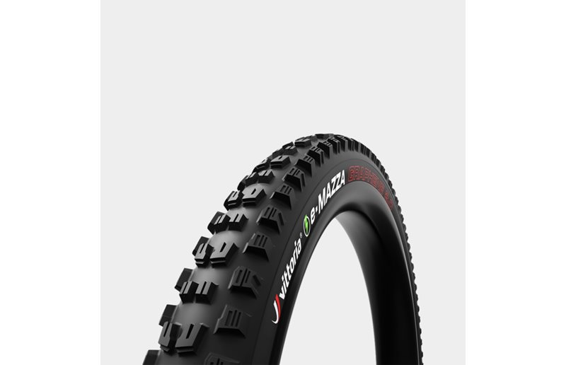 Sähkömaastopyörän rengas Vittoria e-Mazza Enduro Tubeless 2Ply G2 60-584 (27.5x2.40") Taitettava Musta
