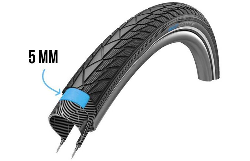 XLC Rengas VT-C09 47-559 (26x1.75") Musta/Heijastava