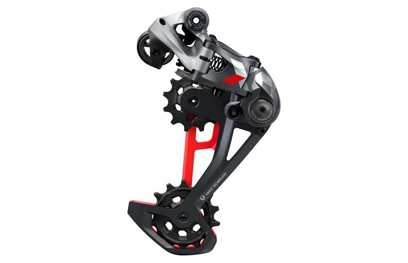 Takavaihtaja SRAM X01 Eagle 12-vaihteinen Long Cage Red
