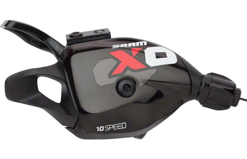 SRAM Växelreglage X0, höger, trigger, 10 växlar, svart/röd