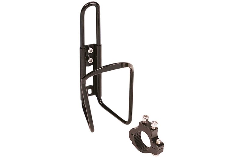 Flaskeholder OXC Bottle Cage inkl. styrfæste sort