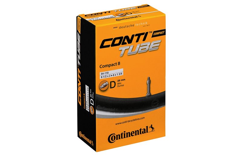 Continental Pyöränsisäkumi Compact Tube 54-110 Pyöränventtiili 26 mm