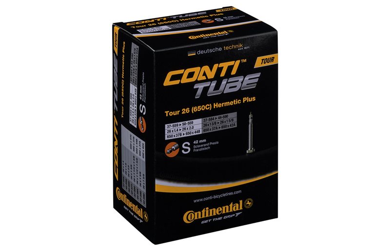 Cykelslang Continental Tour Hermetic Plus 26" Presta 42mm 37/47-559/597