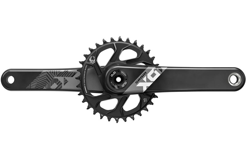 Kampisarja SRAM XX1 Eagle DUB Fat Bike 5" 1x12-vaihteinen 30T 175mm