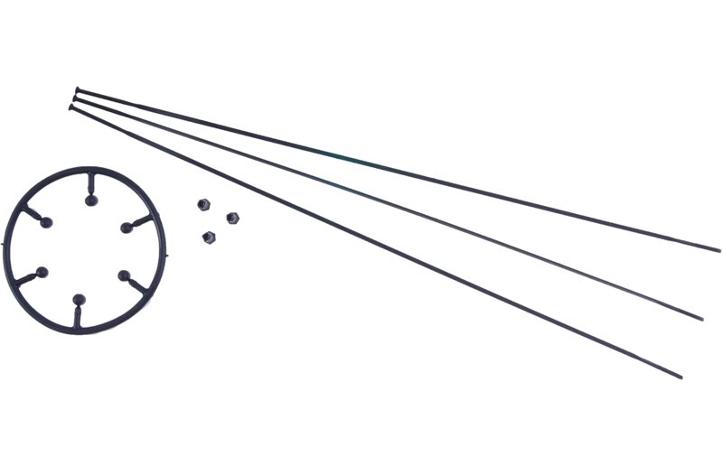 Pinna+Nippeli SRAM Straightpull 264mm 3kpl Musta