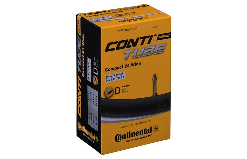 Sykkelslanger Continental Compact Wide 24'' Dunlop 40mm 50/60-507