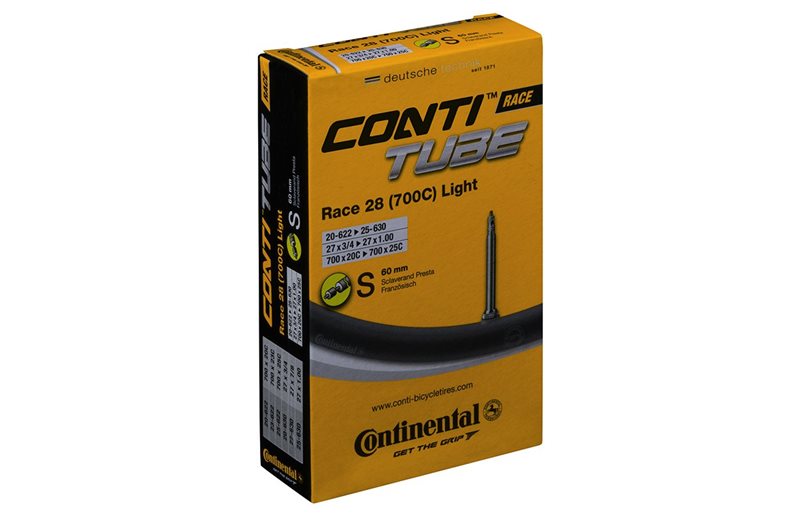Continental Pyöränsisäkumi Race Tube Light 20/25-622/630 Kilpaventtiili 60 mm