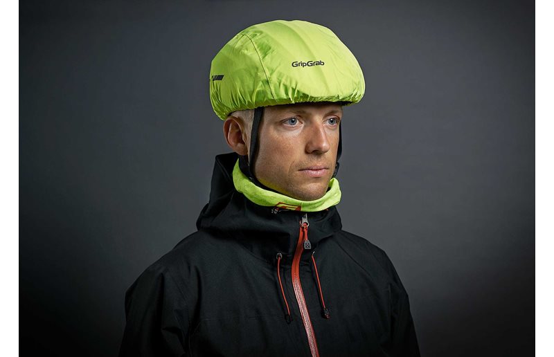 GripGrab Vattentätt Hjälmöverdrag Yellow Hi-Vis
