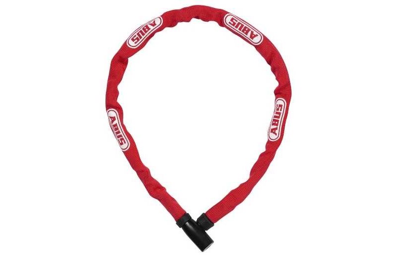 Kædelås Abus 4804 rød 75 cm