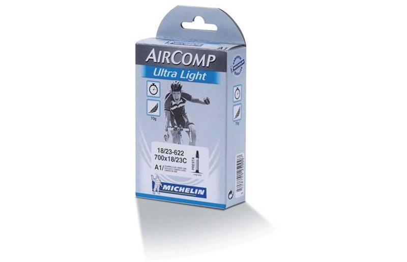 Michelin Sykkelslange Aircomp Ultralight B1 18/23-571 Presta 40mm