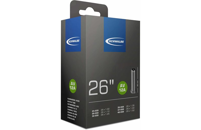 Sisärengas Schwalbe AV 12A 26" 25/40-559 AV Schrader/Autoventtiili 40mm