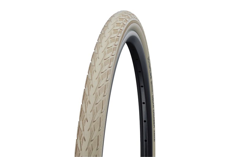 2x Schwalbe Delta Cruiser bicycle tyre 40-635 28 x 1 1/2 creme