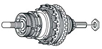 Navindsats Shimano SG-3C41 178 mm antivridplade venstre