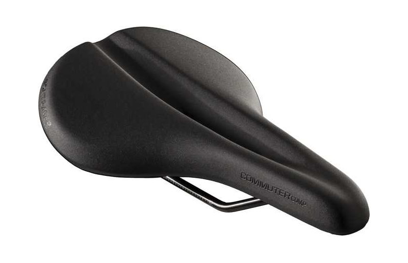 Sadel Bontrager Commuter Comp 185 mm sort