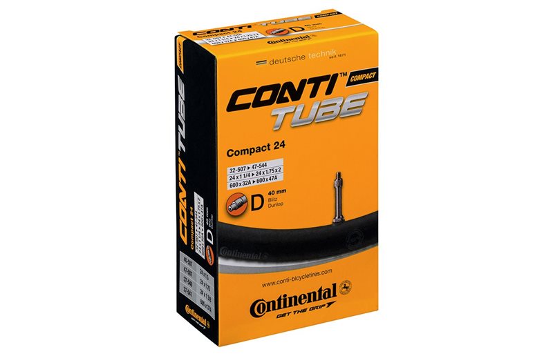 Continental Polkupyörän sisärengas Compact Tube Wide 32/47-507/544 Polkupyörän venttiili 40 mm