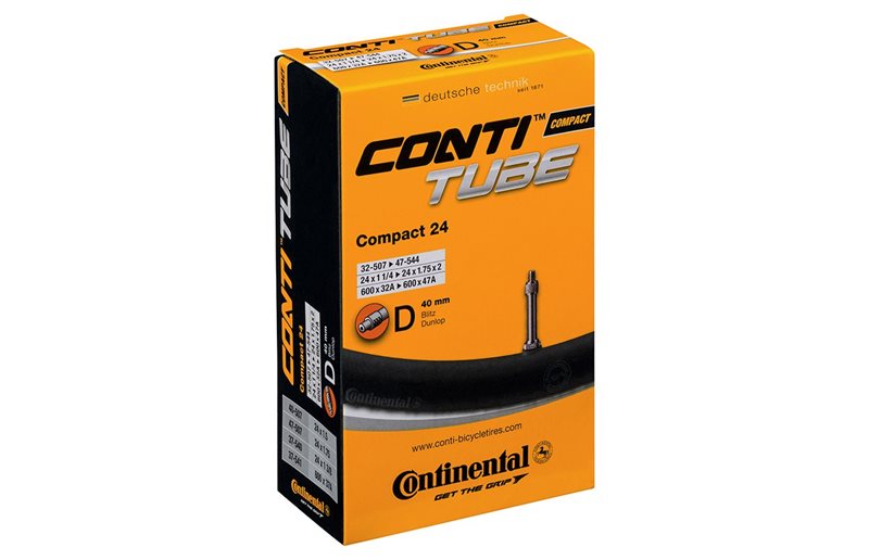 Cykelslange Continental Compact Tube Wide 32/47-507/544 Cykelventil 40 mm