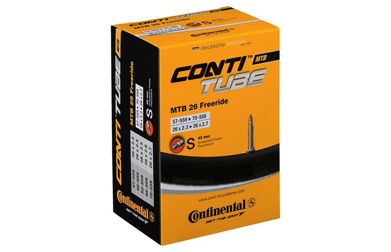 Continental Sisärengas MTB Tube Freeride 57/70-559 Presta-venttiili 42mm