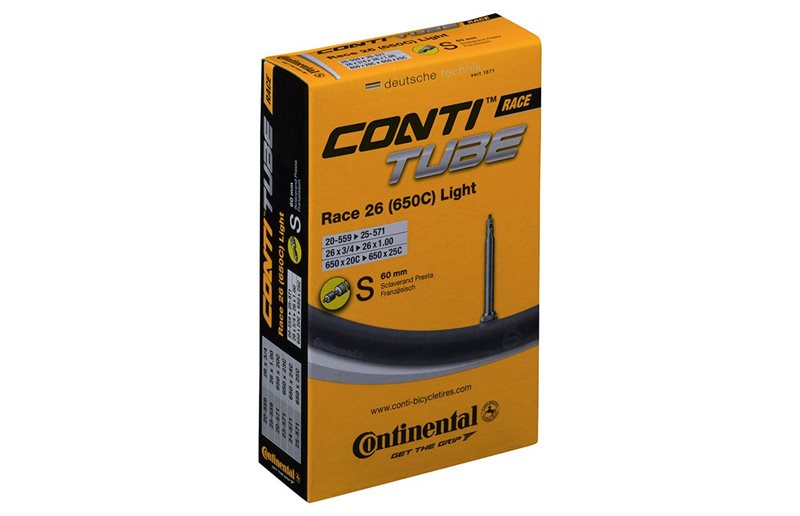Continental Polkupyörän sisäkumi Race Tube Light 20/25-559/571 Kilpaventtiili 60 mm