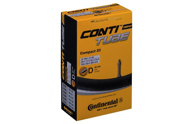 Cykelslange Continental Compact 20" Dunlop 40mm 32/47-406/451