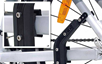Cykelstøtte Hebie Fox L bagstagsmonteret 26-28" sort