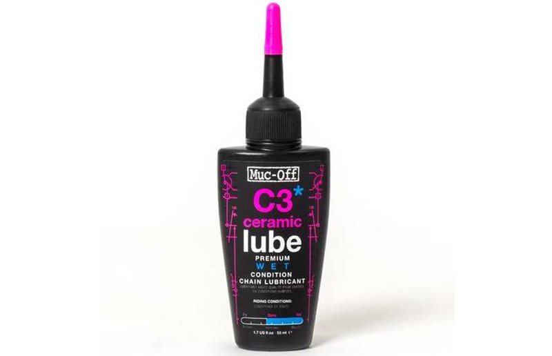 Ketjuöljy Muc-Off C3 Wet Weather Ceramic Lube 50ml Keraaminen Märälle kelille