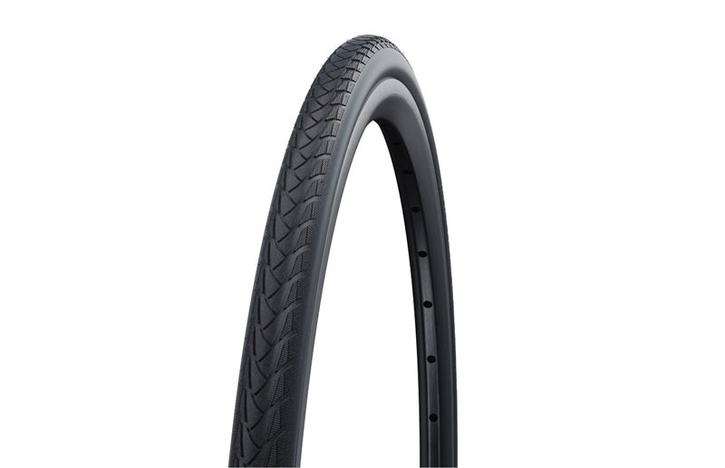 Schwalbe Kørestolsdæk Marathon Plus SmartGuard Black 'N' Roll 25-559 (26X1.00") Sort