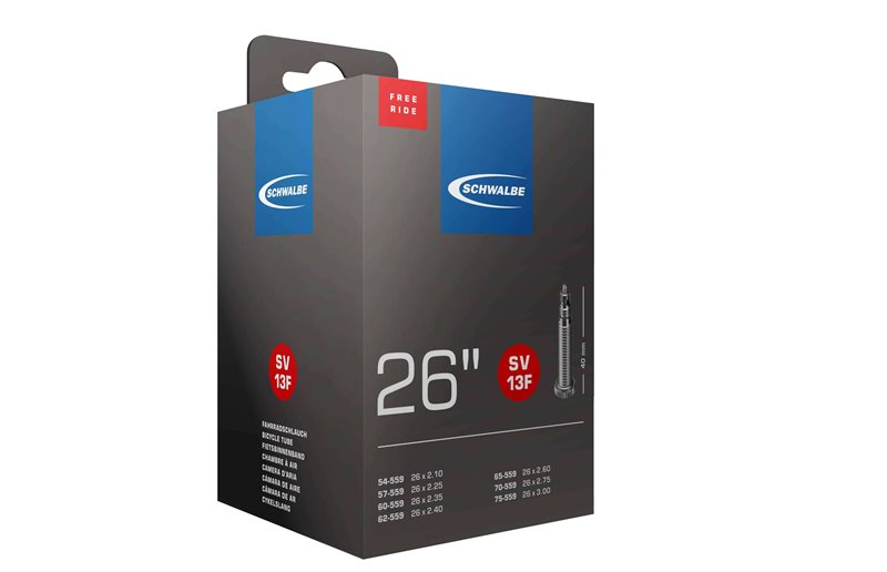 Schwalbe Cykelslange Sv 13F Freeride 54/75-559 Racer ventil 40 mm