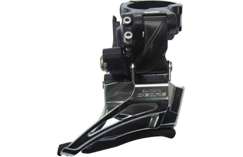 Forskifter Shimano Deore FD-M6025-H, 2 gear, high clamp, dual pull