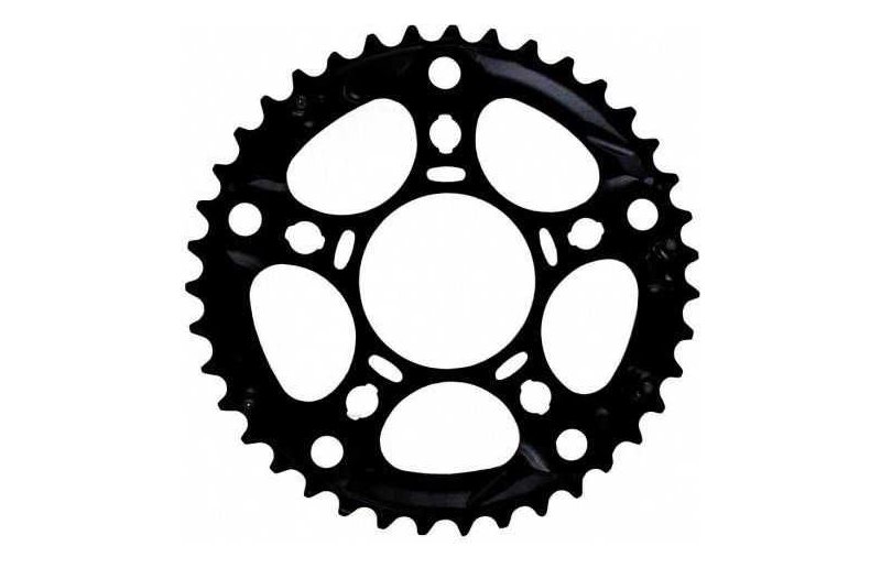 Shimano Eturatas FC-R563 D 130 BCD 3x10-vaihteinen 39T Musta