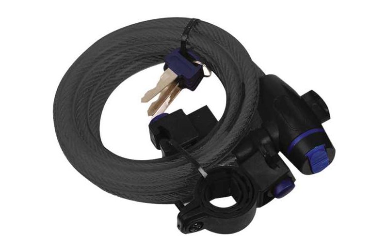 Vaijerilukko OXC Smoke 12mm/180cm sis.Kiinnike