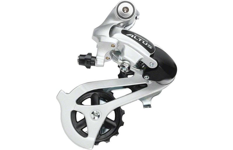 Bagskifter Shimano Altus RD-M310, 7/8 gear, lang bur, sølv