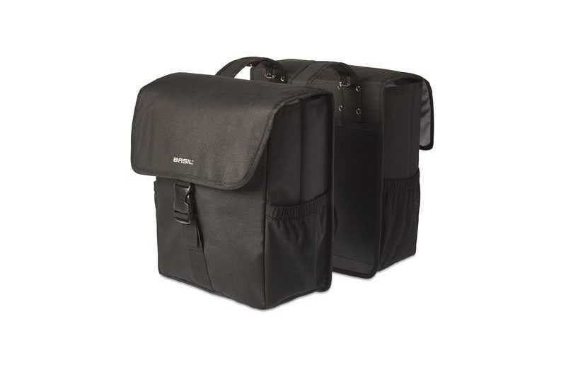 Pakketaske Basil GO Double 32 l sort