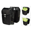 Taske Basil Miles Double Bag 32L Black Lime