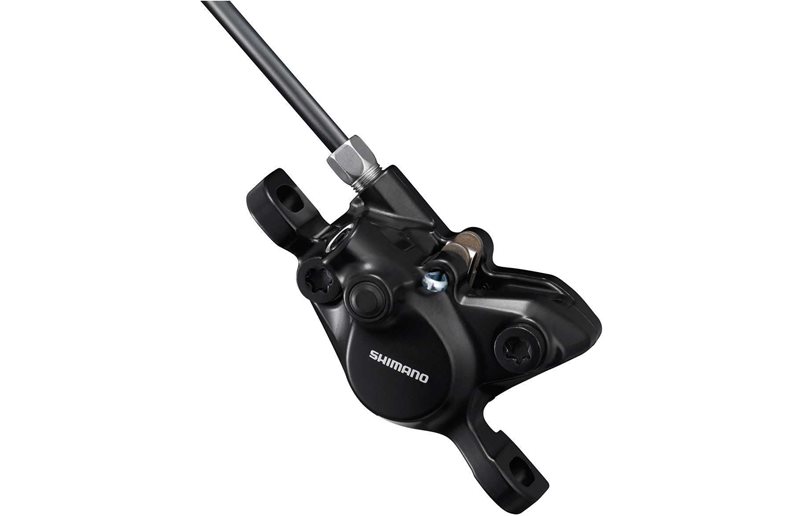 Skivebremsekaliber Shimano BR-MT200 foran eller bag sort