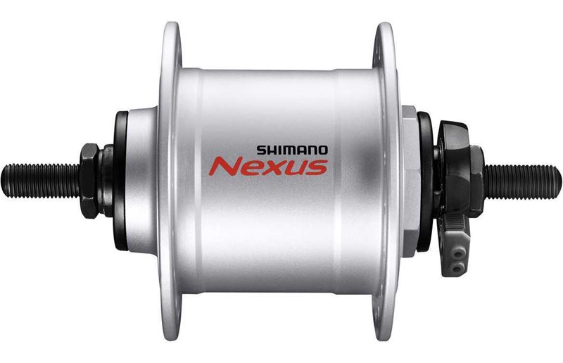Dynamonav Shimano DH-C3000-1N 100/36H 6V/1.5 W sort/sølv
