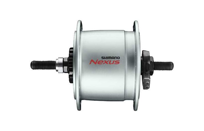Dynamonav Shimano DH-C6000 2.4 W 36H møtrik rullebremse sølv