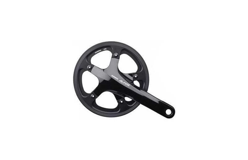 Krankset Shimano Alfine FC-S501 1 x 9 gear 45T 170 mm sort