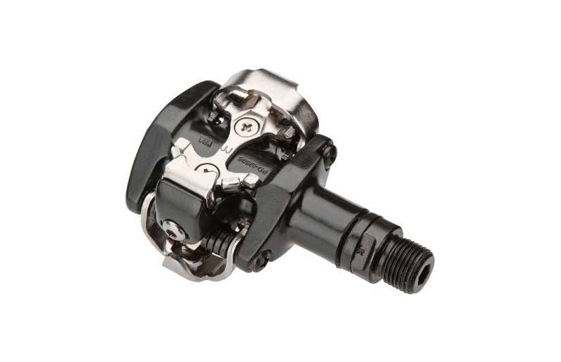 Cykelpedaler Shimano PD-M505 sort inkl. pedalklodser