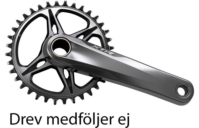 Krankset Shimano XTR FC-M9100-1 1 x 12 gear uden klinger 170 mm