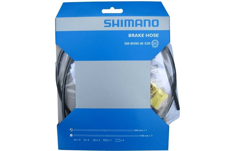 Bremseledning Shimano SM-BH90-JK-SSR 1000 mm sort