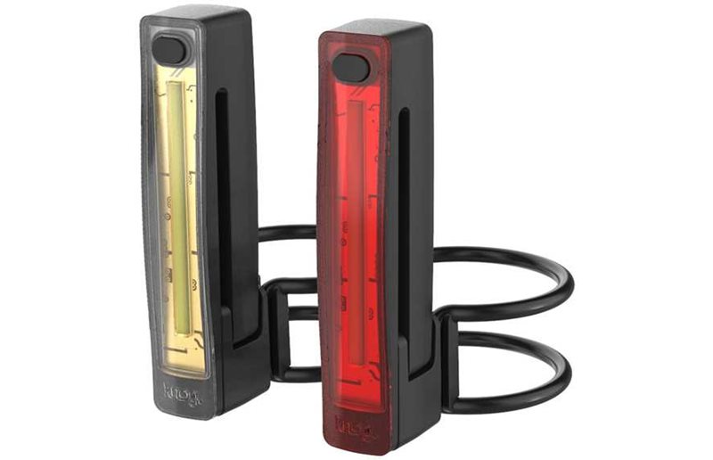 Belysningssæt KNOG Plus Twinpack Sort