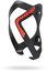 Flaskeholder Pro Alloy sort/rød