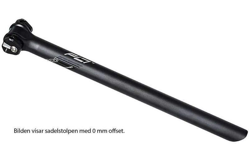 Saddelpind Pro PLT 20 mm offset 31.6 x 400 mm sort