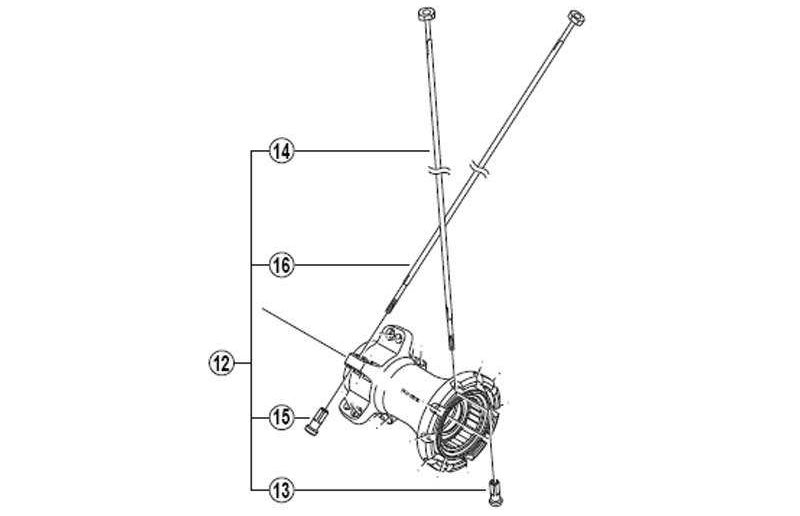 Shimano Ekernippel Wh7800/7700/6600 M.Fl. Svart Styck